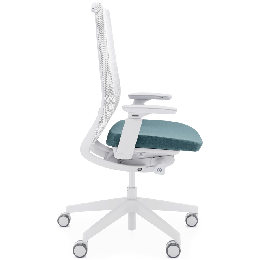 Profim AccisPro mit Netzrücken weiß und Sitzbezug Select 67098 - Seite