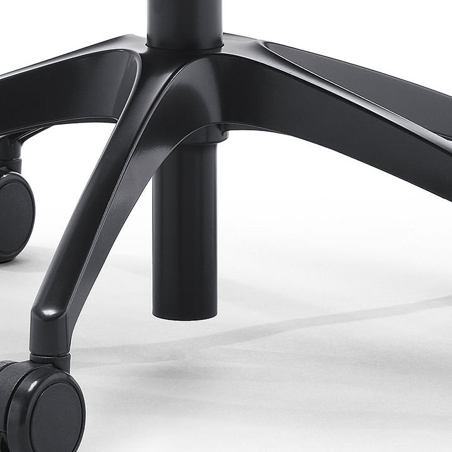 Giroflex 313 Drehstuhl mit Netzrückenlehne - Fußkreuz