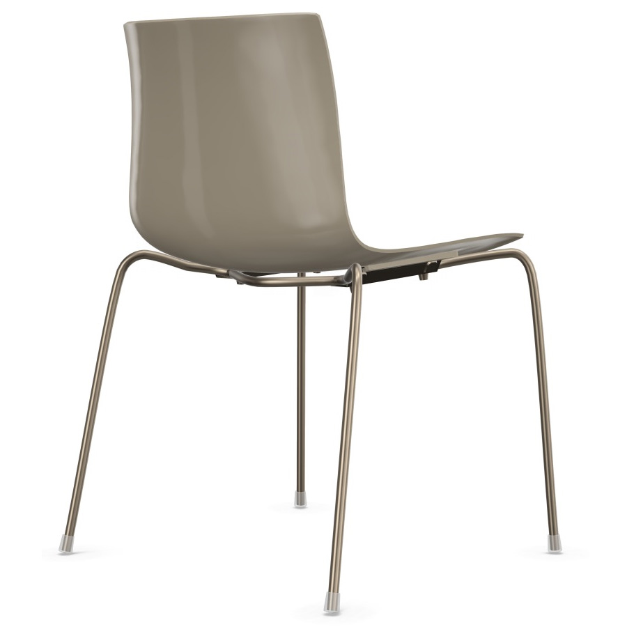 arper catifa 46 0251 bicolor rauchgrau mit Gestell rauchgrau