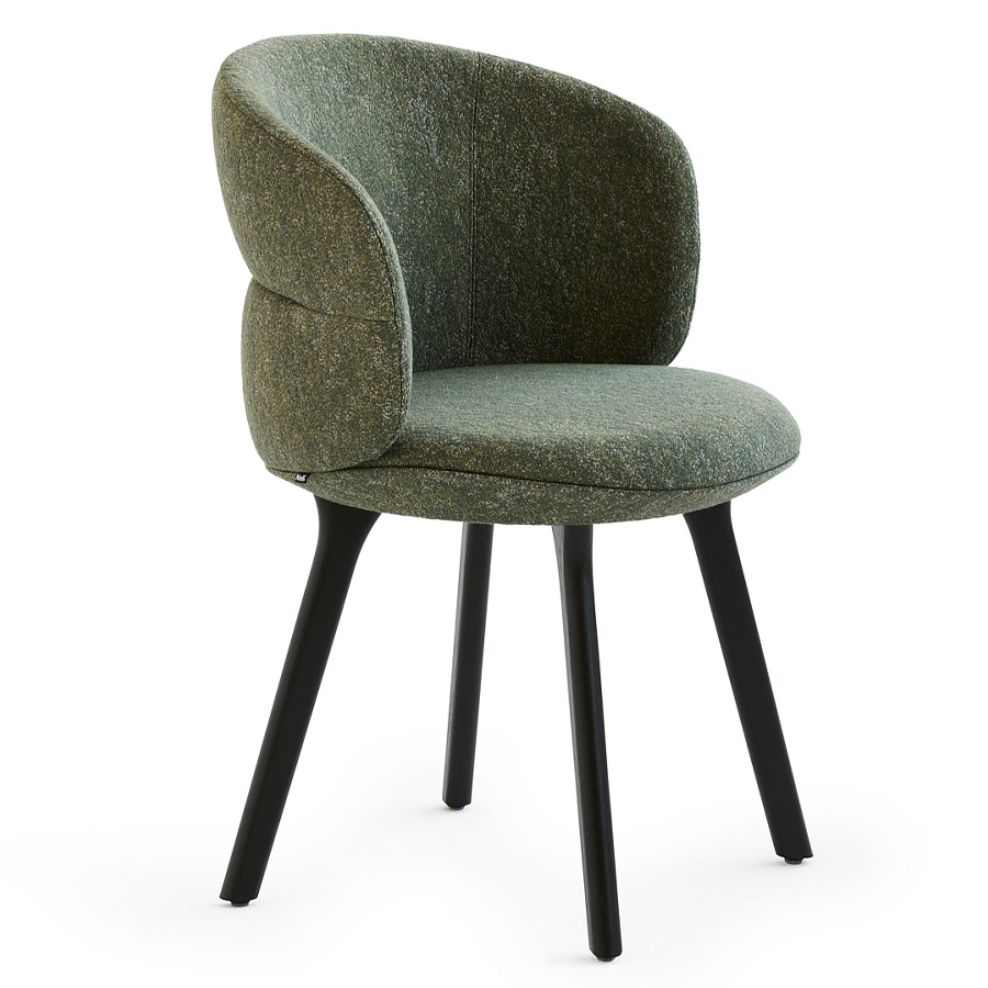 Noti Ekori, Bezug Arda 0961, Massivholzgestell Eiche schwarz