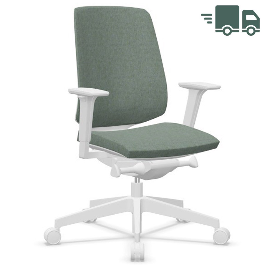 Profim LightUp 230 SL mit Polsterrücken hellgrau und Bezug Main Line Flax MLF25