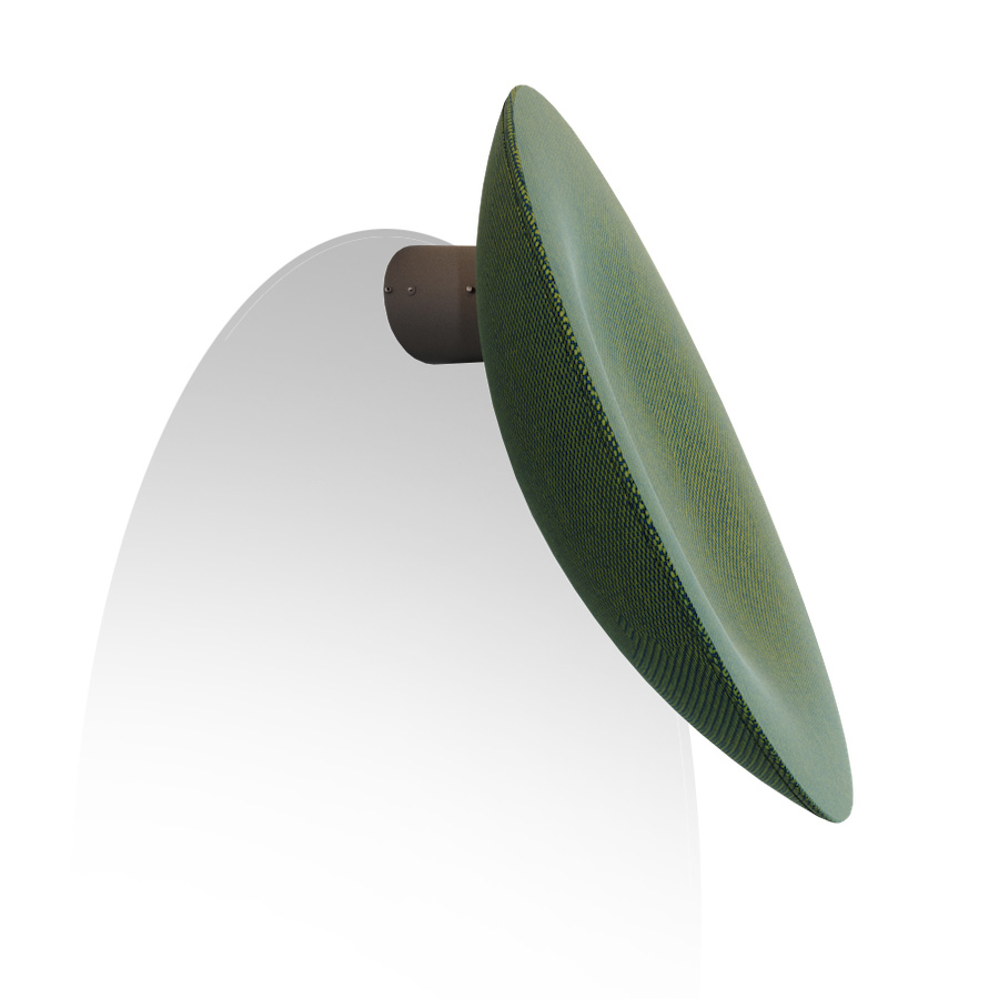 BuzziSpace BuzziDish | Akustik Wandpaneel | Grün | Beispielbild