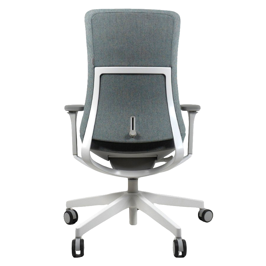 Profim Violle 130 SFL mit Polsterrücken - Gestell hellgrau/weiß - Bezug MLF25