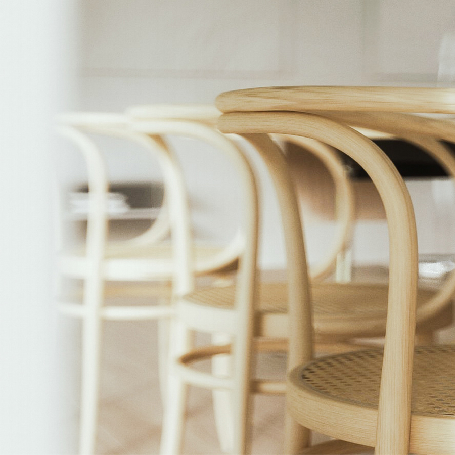 THONET 209 Bugholzarmlehnenstuhl - Beispielbild