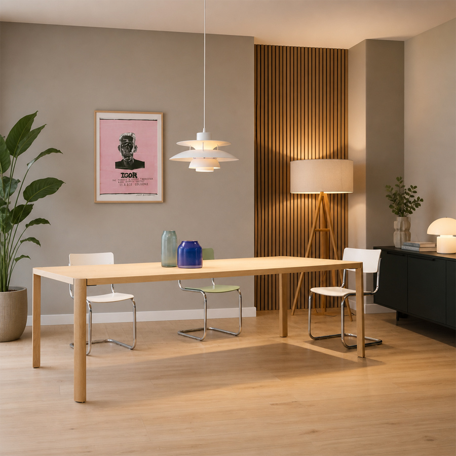 THONET S 1140 Allrounder-Tisch Esszimmer | 240x100 cm | Eiche aufgehellt