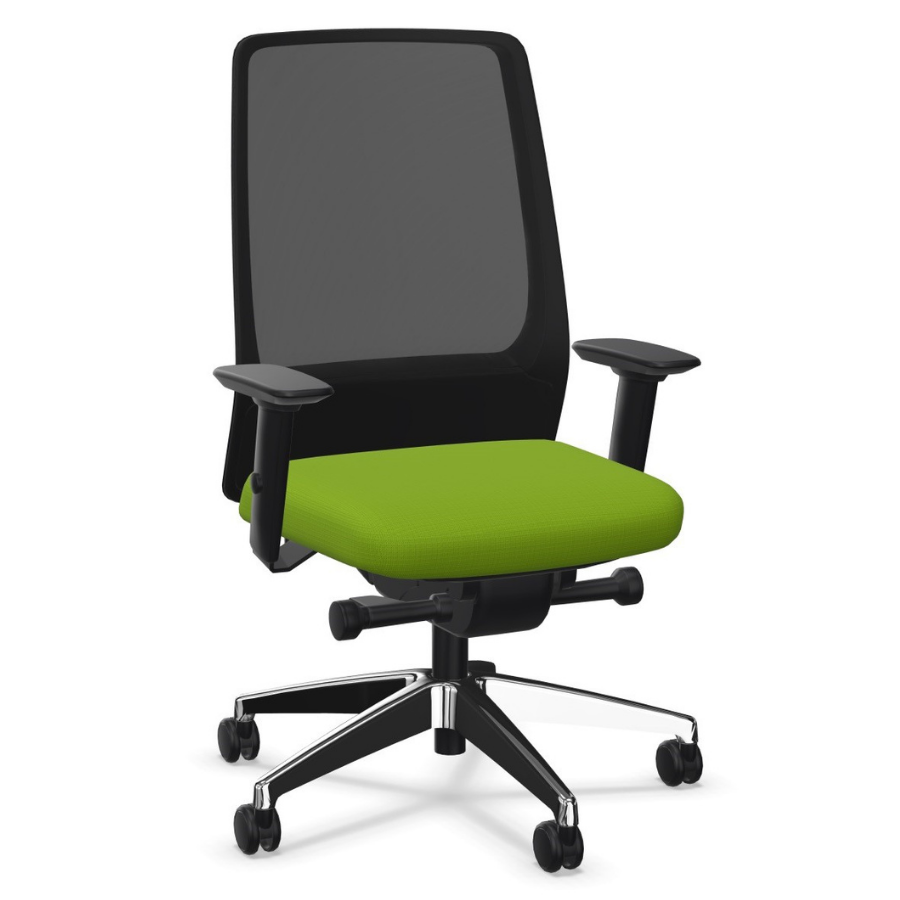 Interstuhl AIMis1 (1S04, 1S046, 1S146) - Frontansicht - Sitzfläche grün