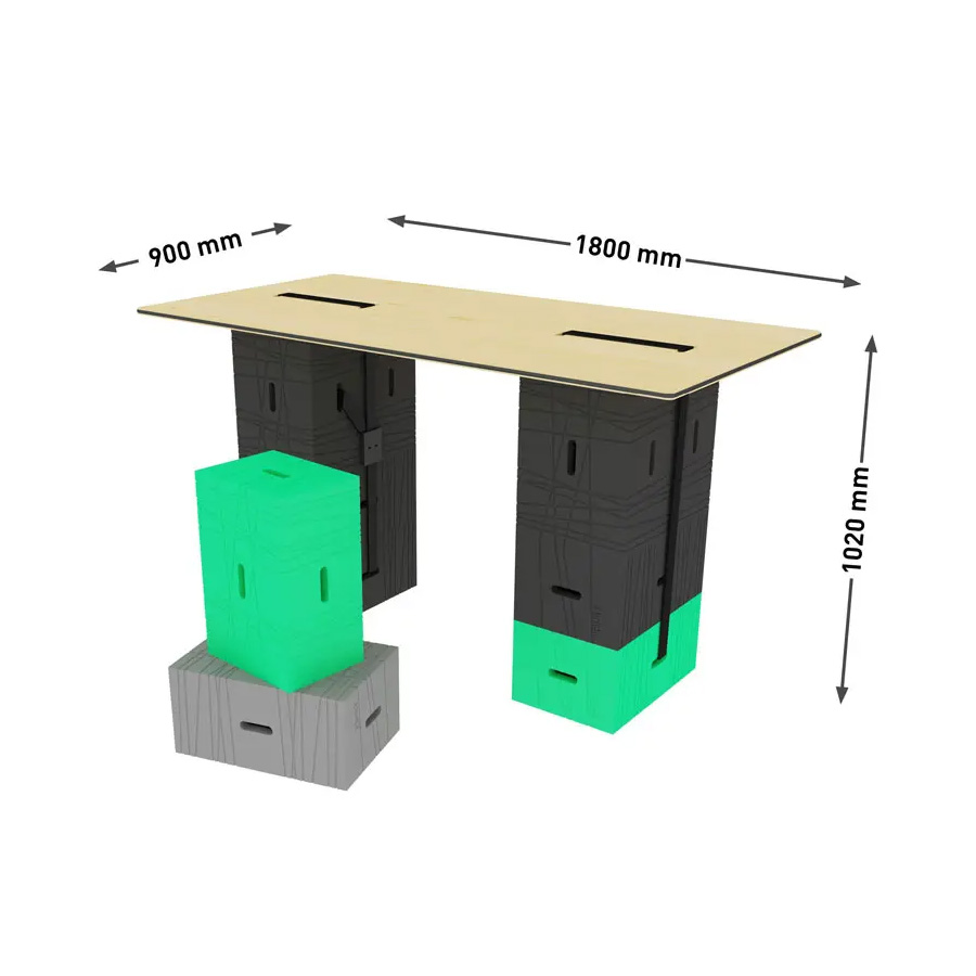X-Table Aufbau Variation 3
