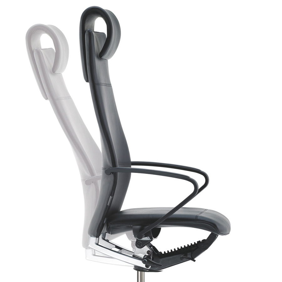 Klöber Ciello cie99 in Leder Premium Plus schwarz