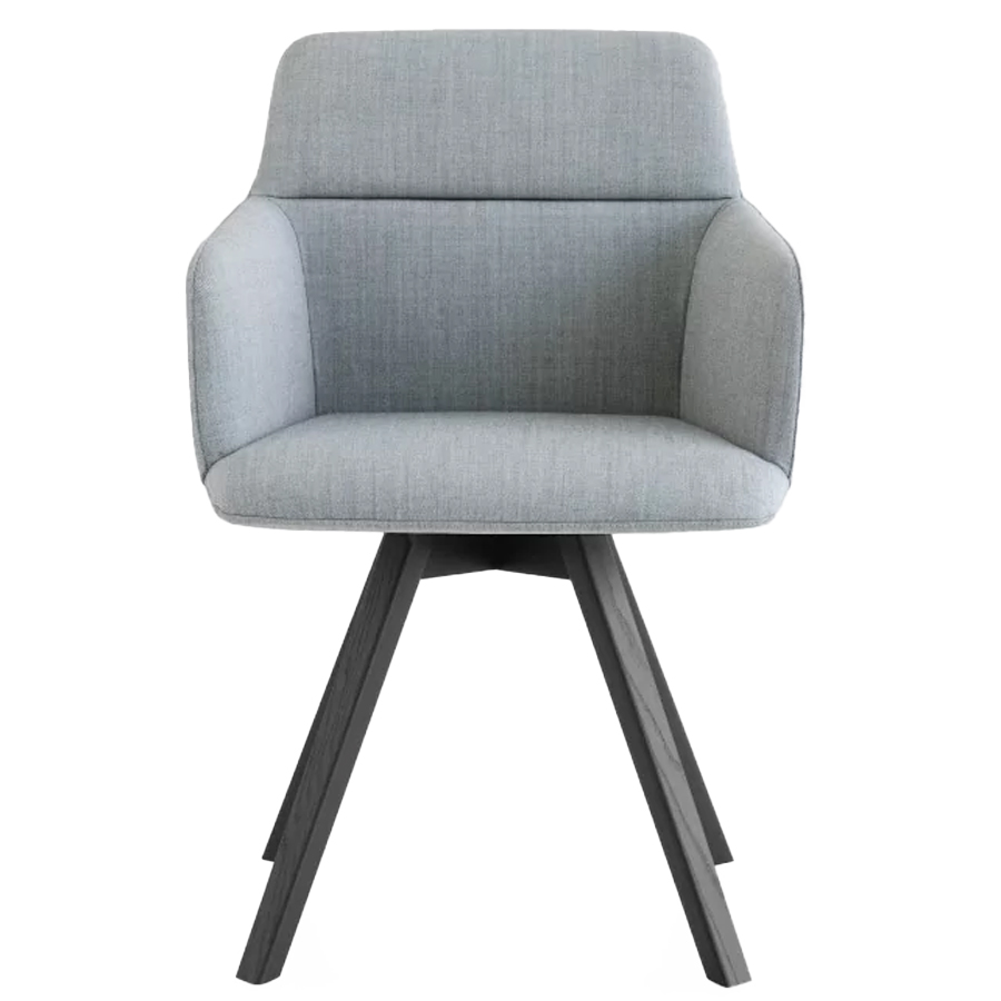 lapalma Foil S590 Gestell Esche schwarz gebeizt offenporig - Bezug Remix 0123 - Front