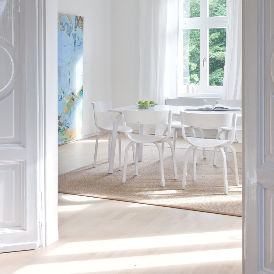 THONET Holzstuhl 404-Serie - Eiche weiß lasiert