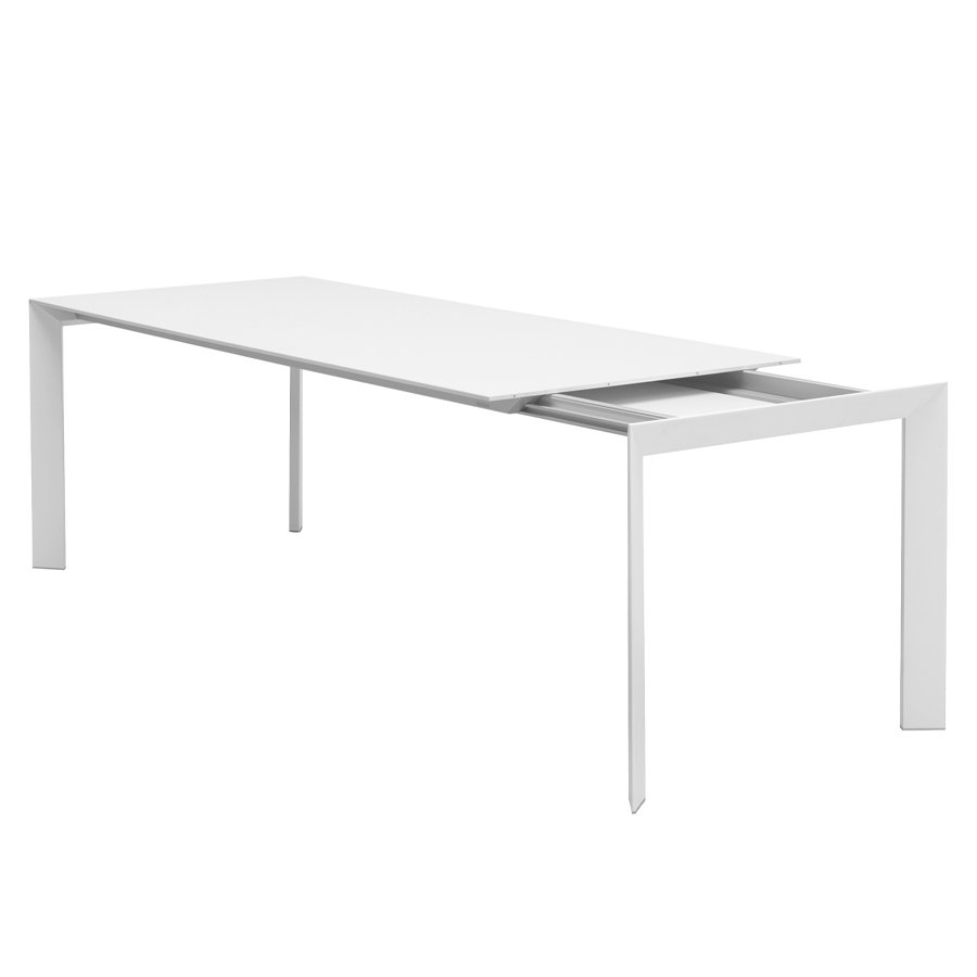 Kristalia Nori Esstisch in Weiß - erweiterbar