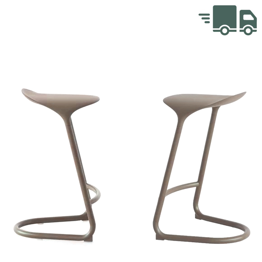 lapalma CROSS Barhocker | Tortora | fixe Höhe 65 cm