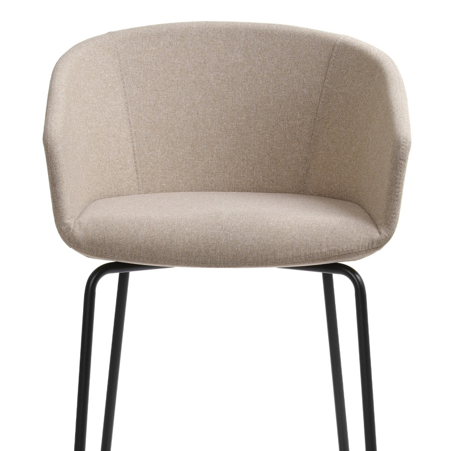 Bejot Oxco small OX S H Barhocker gepolstert - Stoff Bond BD 008