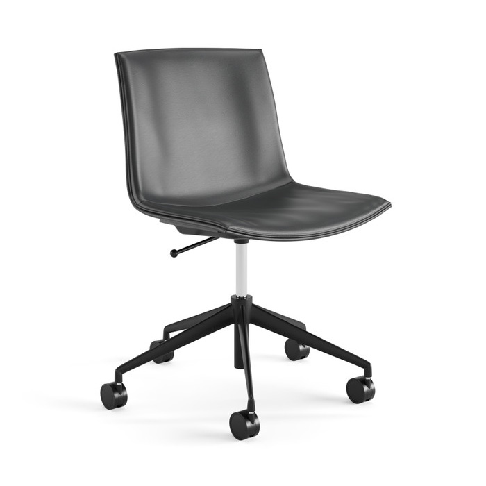 Arper CATIFA Up 6207 Leder schwarz