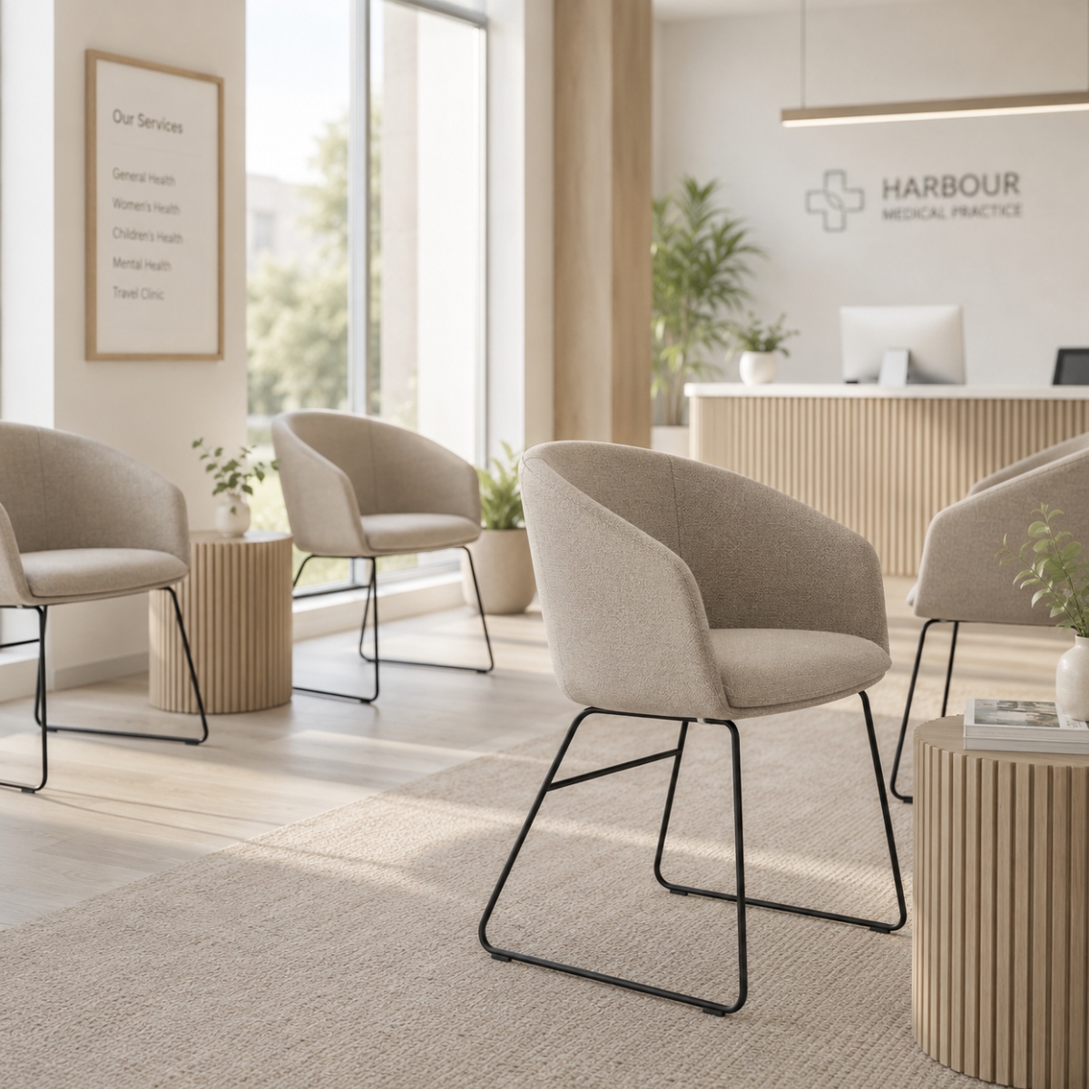 Bejot Oxco Small Milieu Wartezimmerstuhl