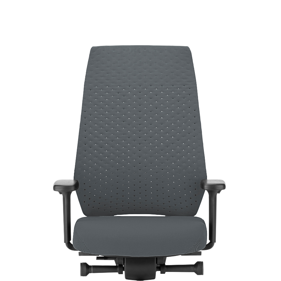 Interstuhl JOYCEis3 JC317 Bürostuhl mit Softback hoch Farbe anthrazit - Frontansicht