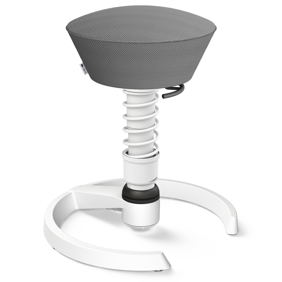 Aeris Swopper AIR mesh grau - Gleiter - Gestell weiß - Standardfeder