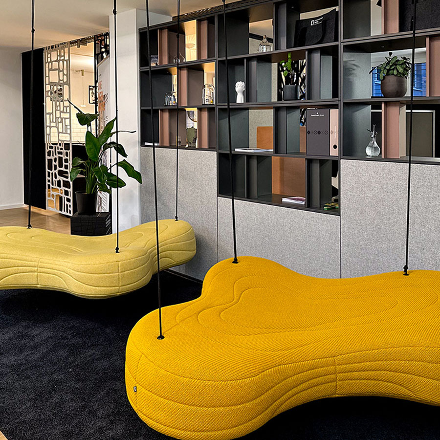 Noti Bouli Sofa, 2-Sitzer, mit Hängeseile Beispielbild