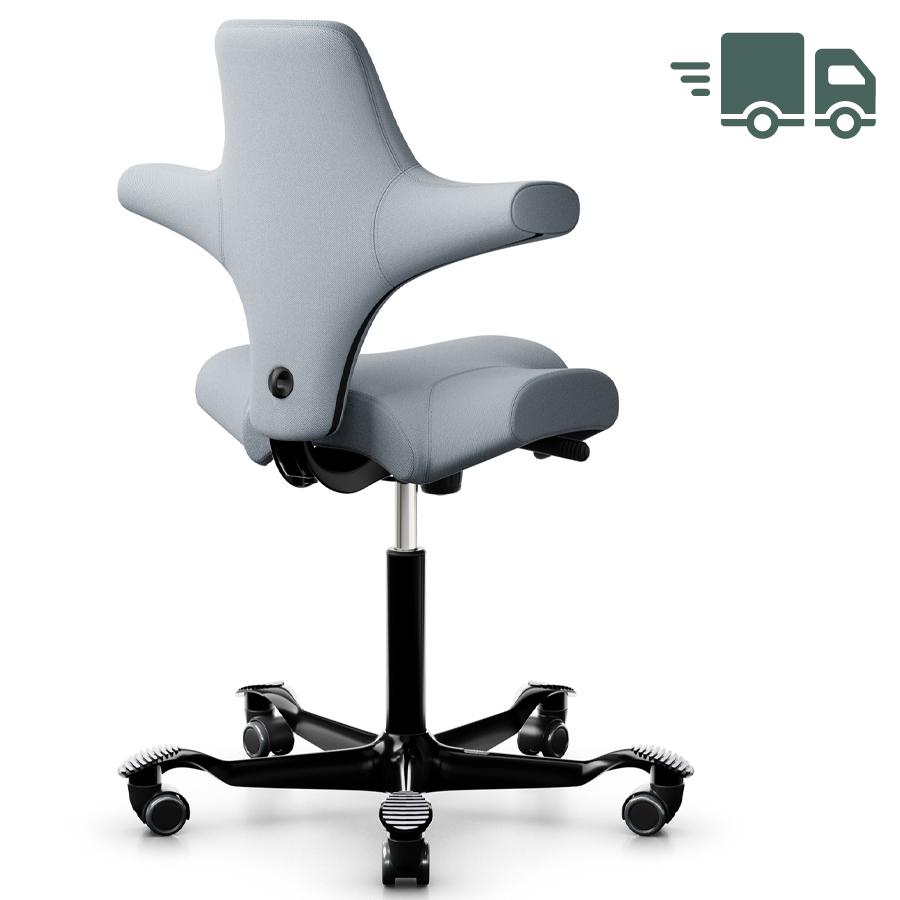 HAG Capisco 8106 Stoff Select grau - Gestell schwarz