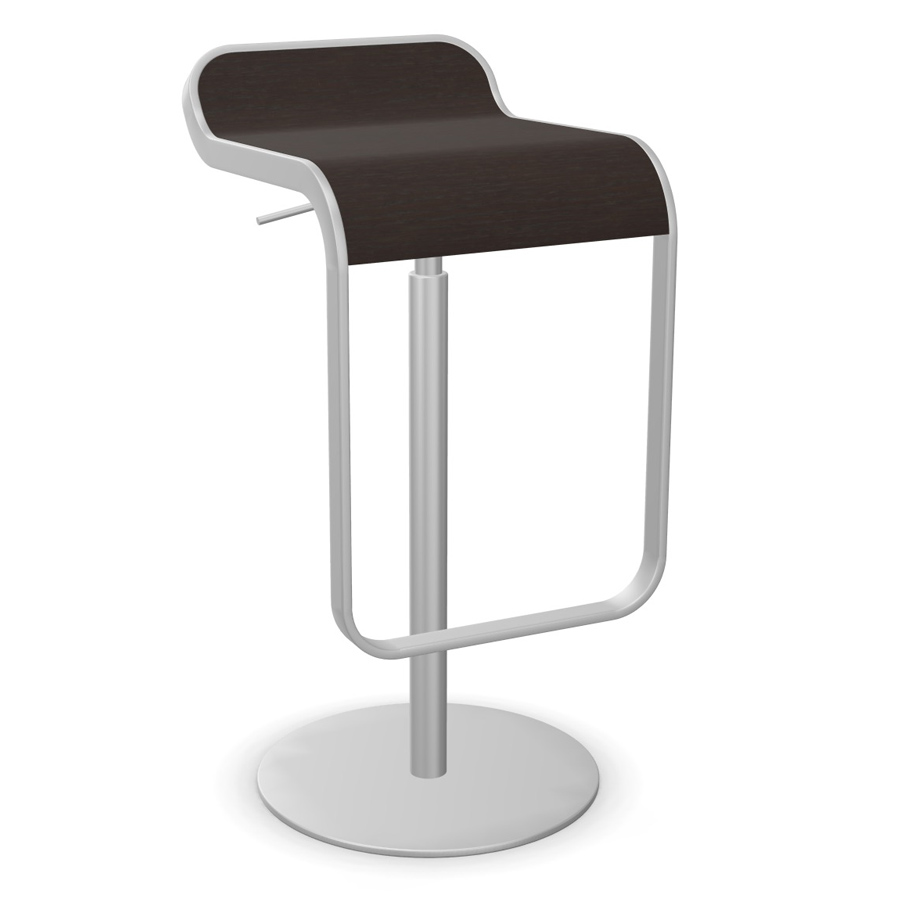 lapalma LEM Gestell verchromt Sitz Nussbaum