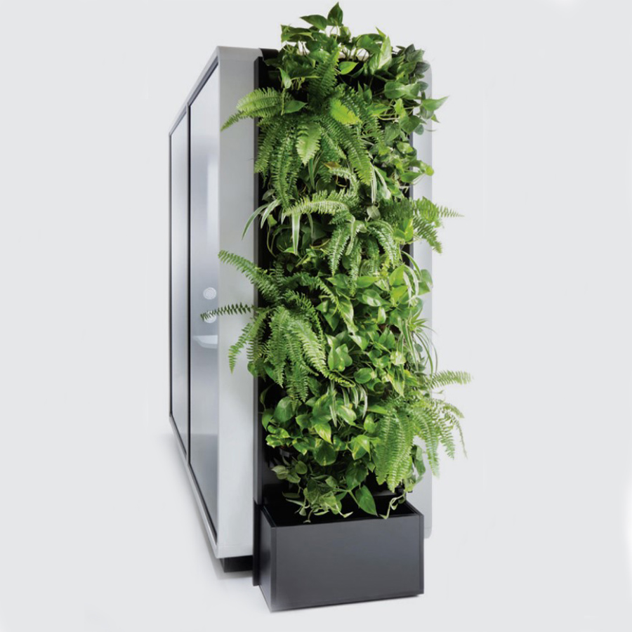 Hushphone Telefonbox Telefoncube Akustikbox Telefonzelle mit Greenwall