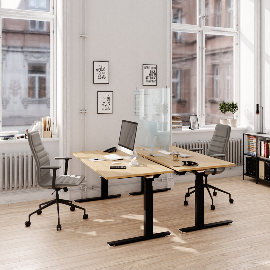 Palmberg Hygieneschutzwand - hängende Ausführung - Detail 1