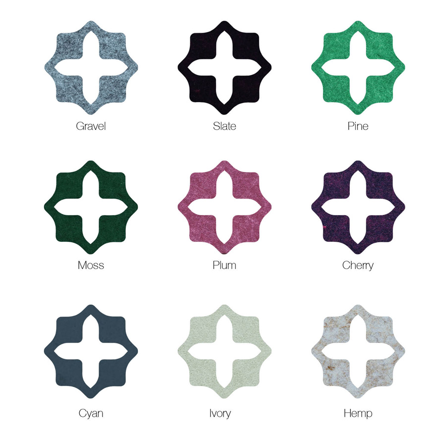 Übersicht Filz-Farben