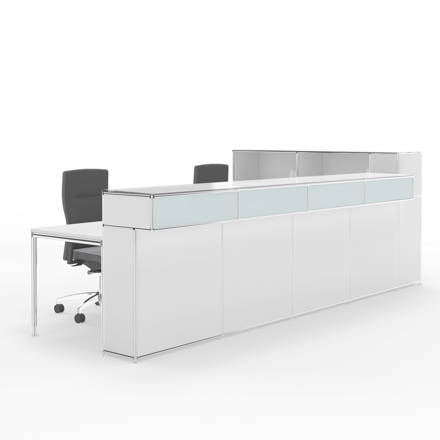 Bosse Modul Space Empfangstheke 8 weiß