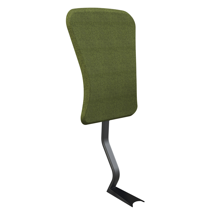 Aeris Swopper Rückenlehne Capture Wolle grün - Lehnengestell schwarz