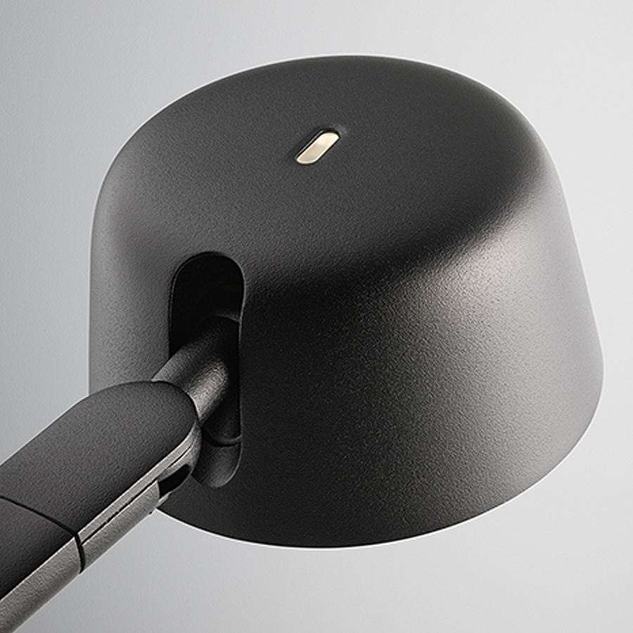 GLAMOX Motus Mini LED Arbeitsleuchte schwarz - Nahaufnahme