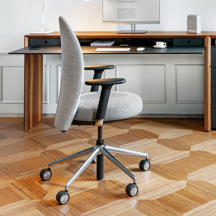 Girsberger Marva Bürostuhl Homeoffice Stoff Remix 123 mit Designrollen