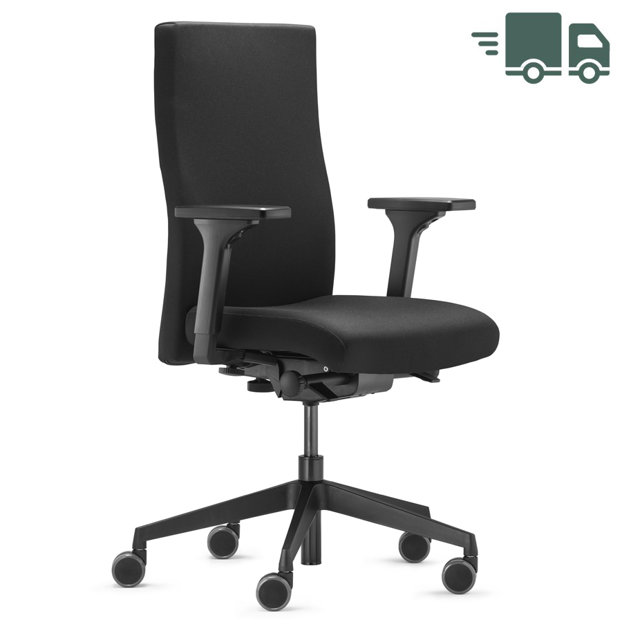 Trendoffice to-strike work pro 9248 Drehstuhl in Schwarz - Front