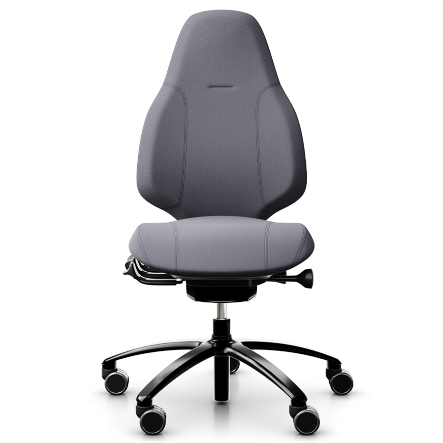 RH Mereo 220 mit hoher Rückenlehne - Stoff Xtreme hellgrau - Frontansicht