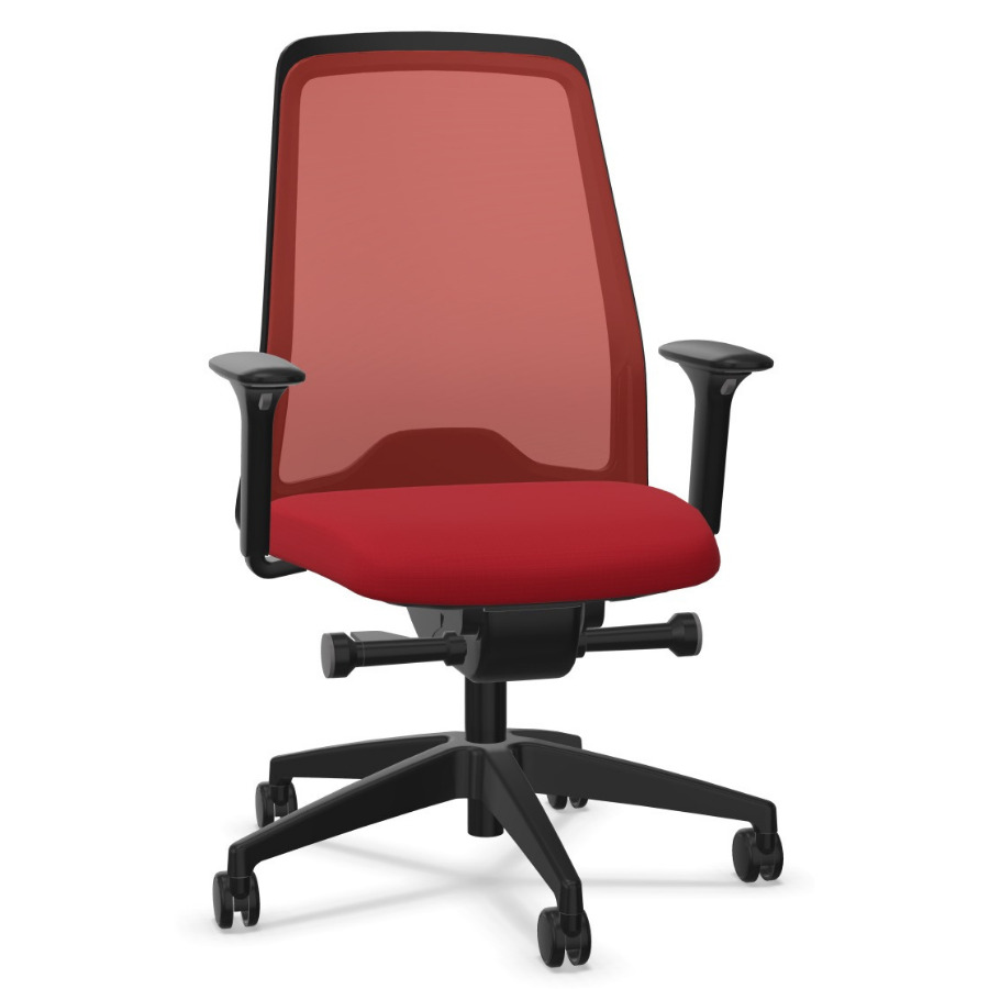 Interstuhl EVERYis1 EV261 FLEXTECH Bürostuhl Netzrücken rot