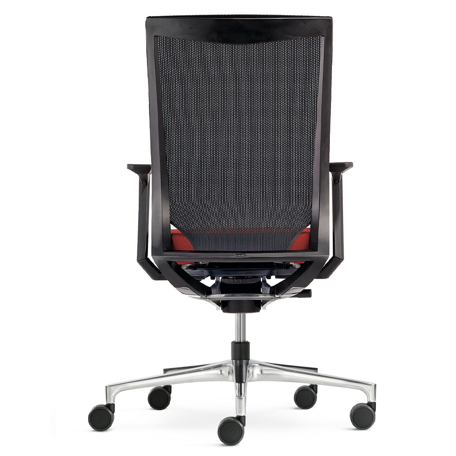 Klöber Duera (due88) Bürodrehstuhl mit Netzrücken - Rückansicht