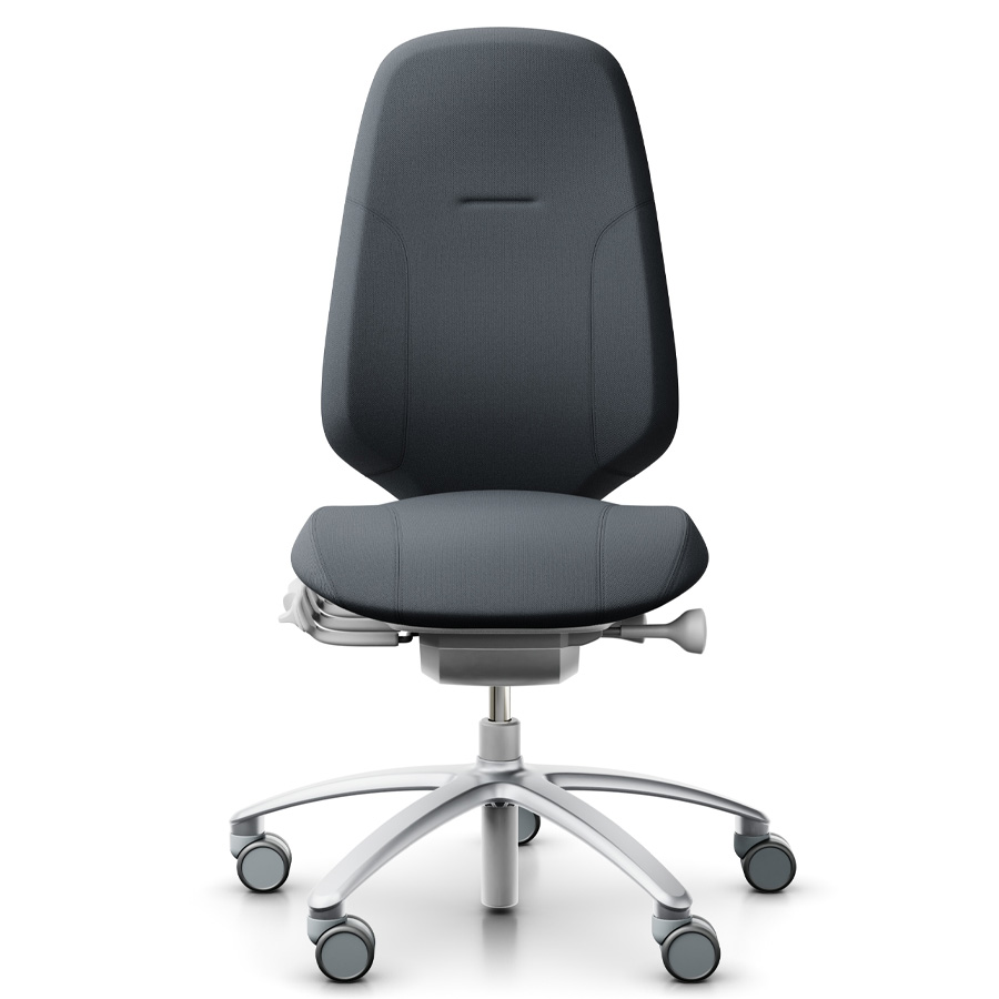 RH Mereo 300 silver-grey hohe Rückenlehne - Stoff Select grau - Frontansicht