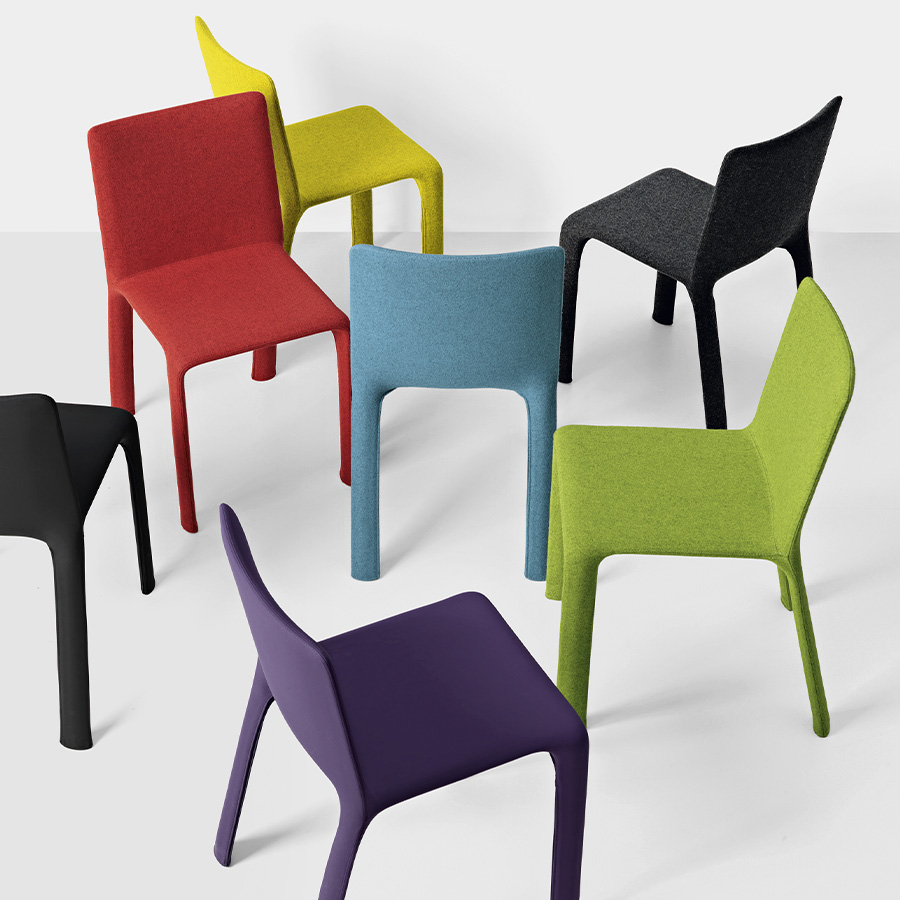 Kristalia Joko Stuhl gepolstert in verschiedenen Ausführungen