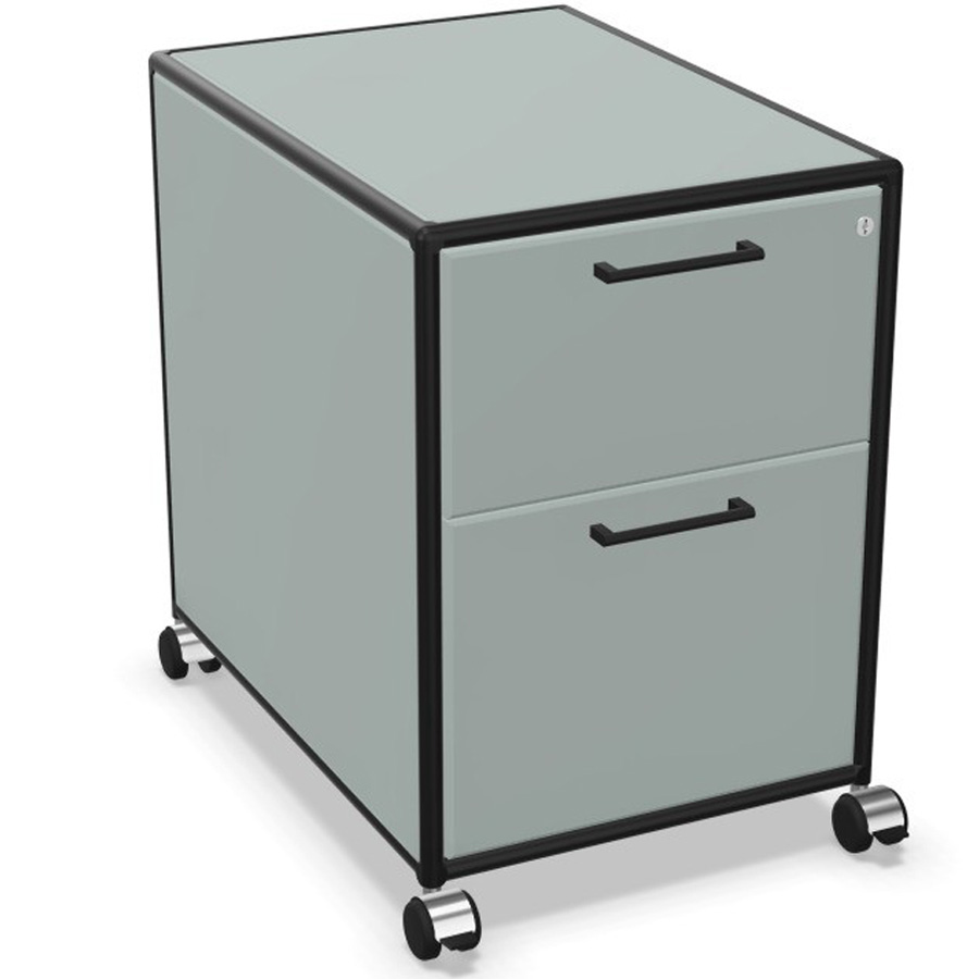 Bosse Modul Space Rollcontainer in Silber - Black Edition