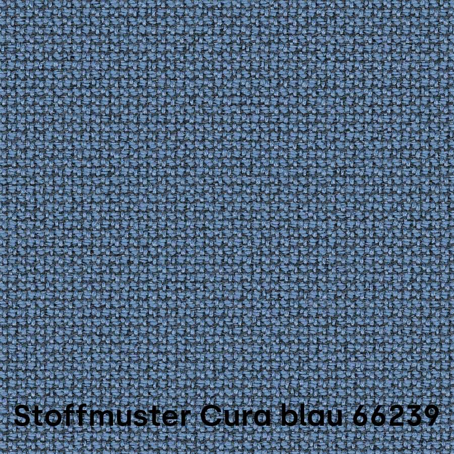 HAG CAPISCO 8107 | Stoff Cura blau | Gestell Schwarz | Nackenstütze