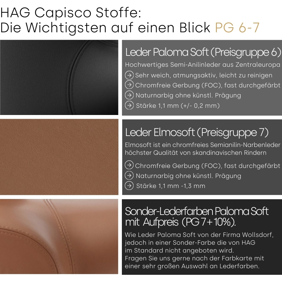 HAG Capisco Stoffe: Die Wichtigsten auf einen Blick