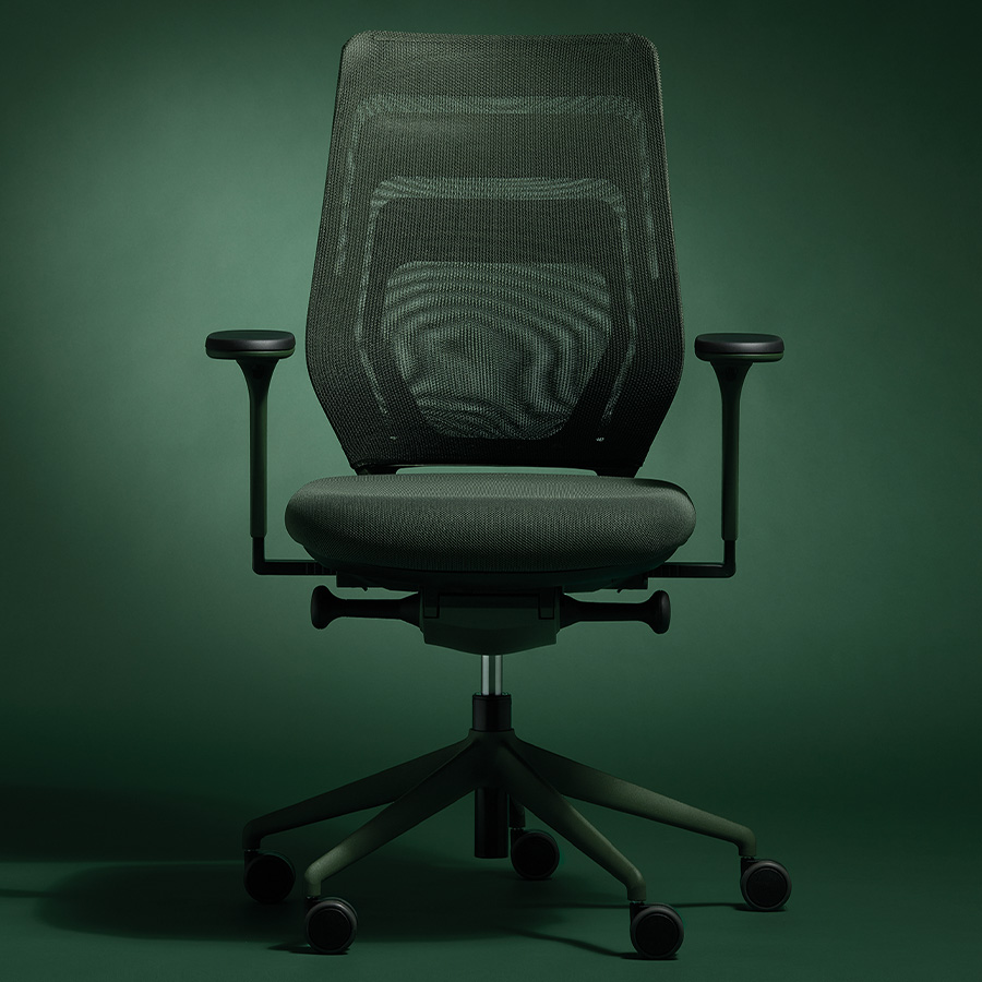 fm Asiento Bürodrehstuhl in Grün konfigurierbar