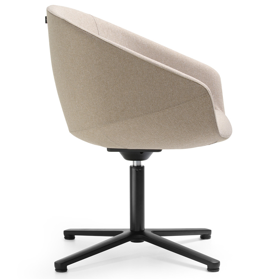 Bejot Oxco 4C Konferenzsessel Stoff Sawana SN17, Gestell schwarz