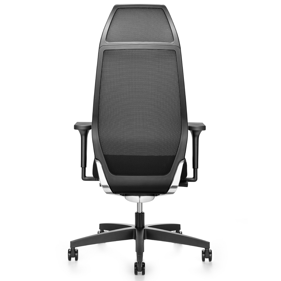 Züco Selvio E | Netzrücken | 3F Armlehnen | Hohe Rückenlehne mit integrierter Nackenstütze