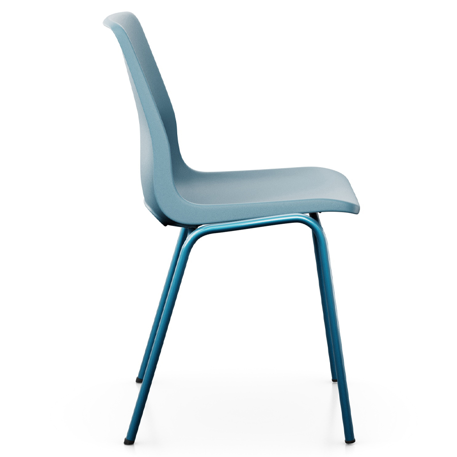 Profim Ana ungepolstert | Schale und Gestell in Teal blue