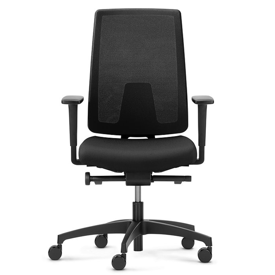 Dauphin Indeed mesh 7056 schwarz mit Netz-Rückenlehne