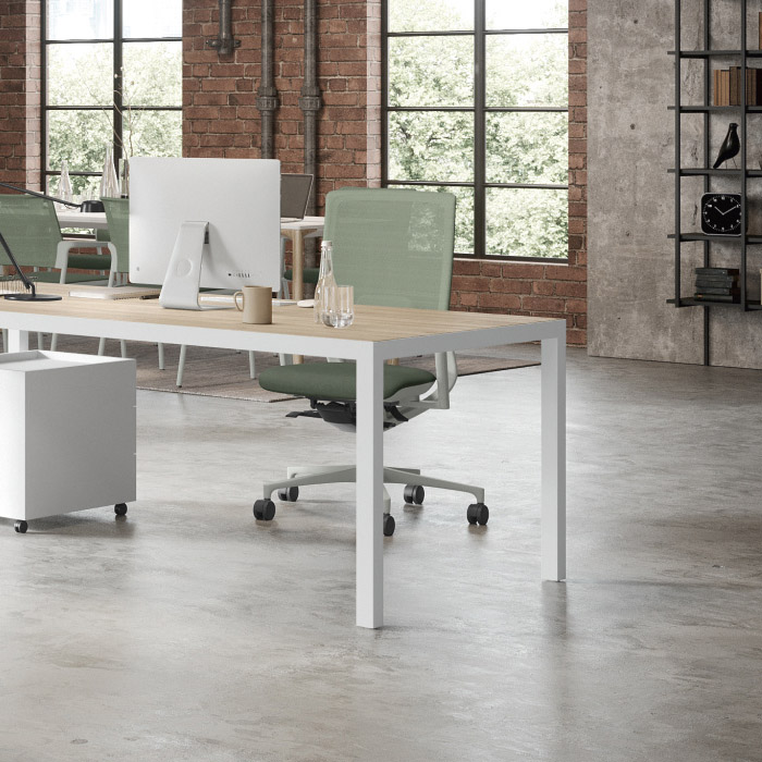 Klöber Mera 84 olivgrün mit Netzrücken