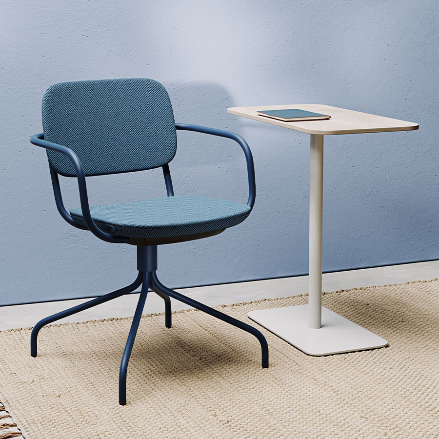 Profim Normo 500HS Konferenzstuhl, Stoff Oceanic OOC11, lange Armlehnen