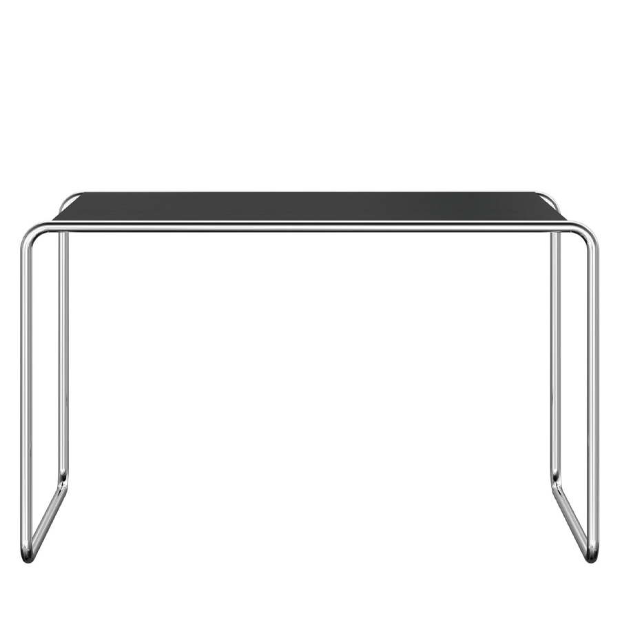 THONET Stahlrohr Schreibtisch S 285/0 Esche gebeizt schwarz - Gestell verchromt