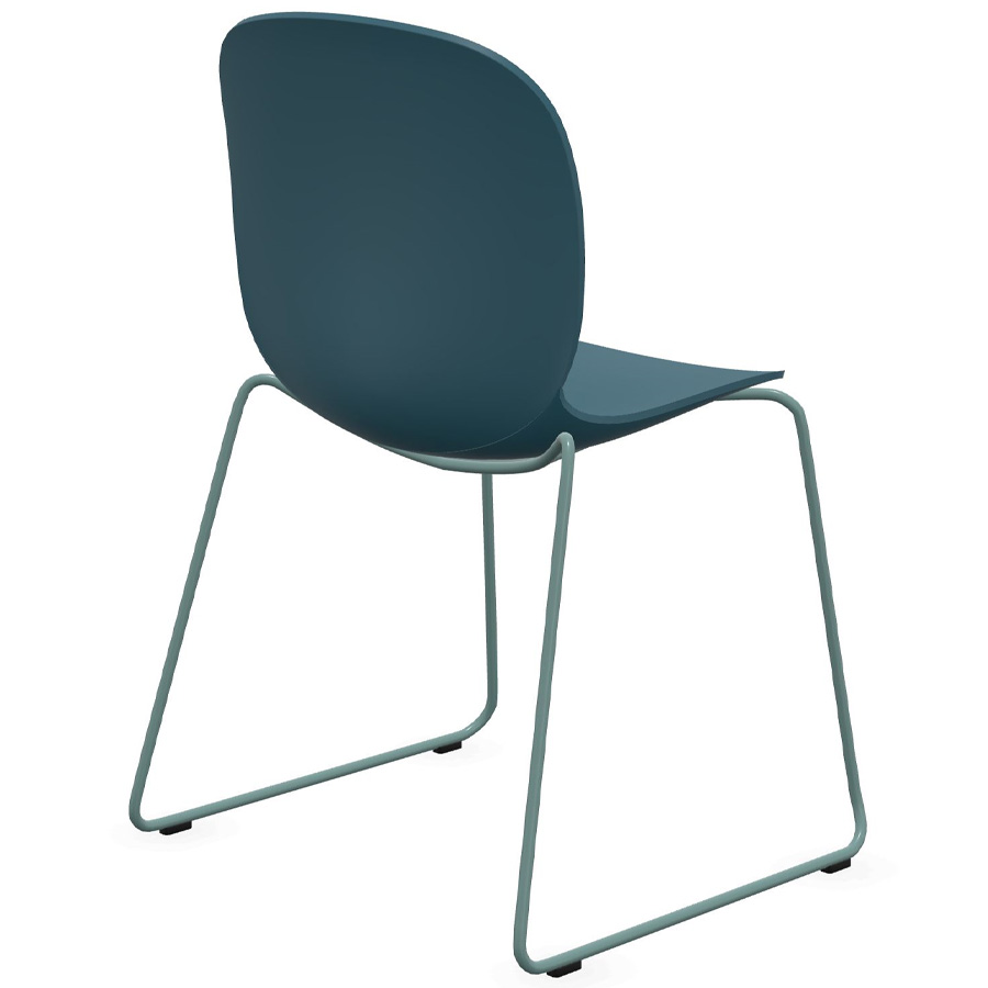 Profim Noor Kufenstuhl 6060 Teal Blue