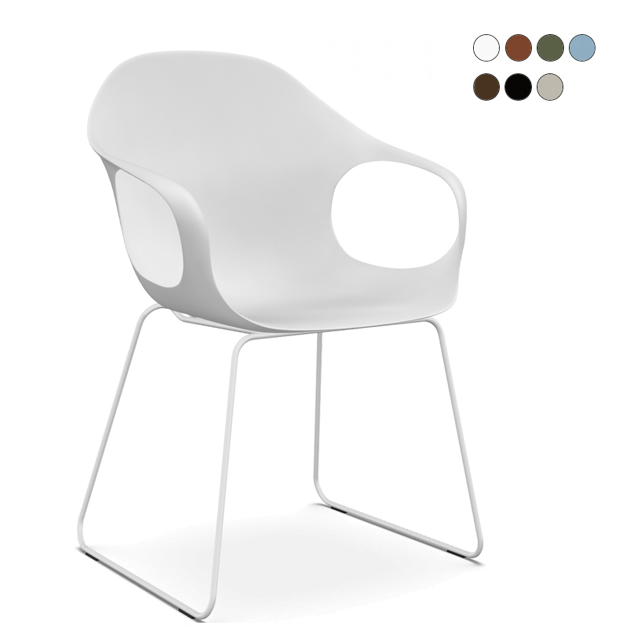 Kristalia Elephant mit Kufen weiß